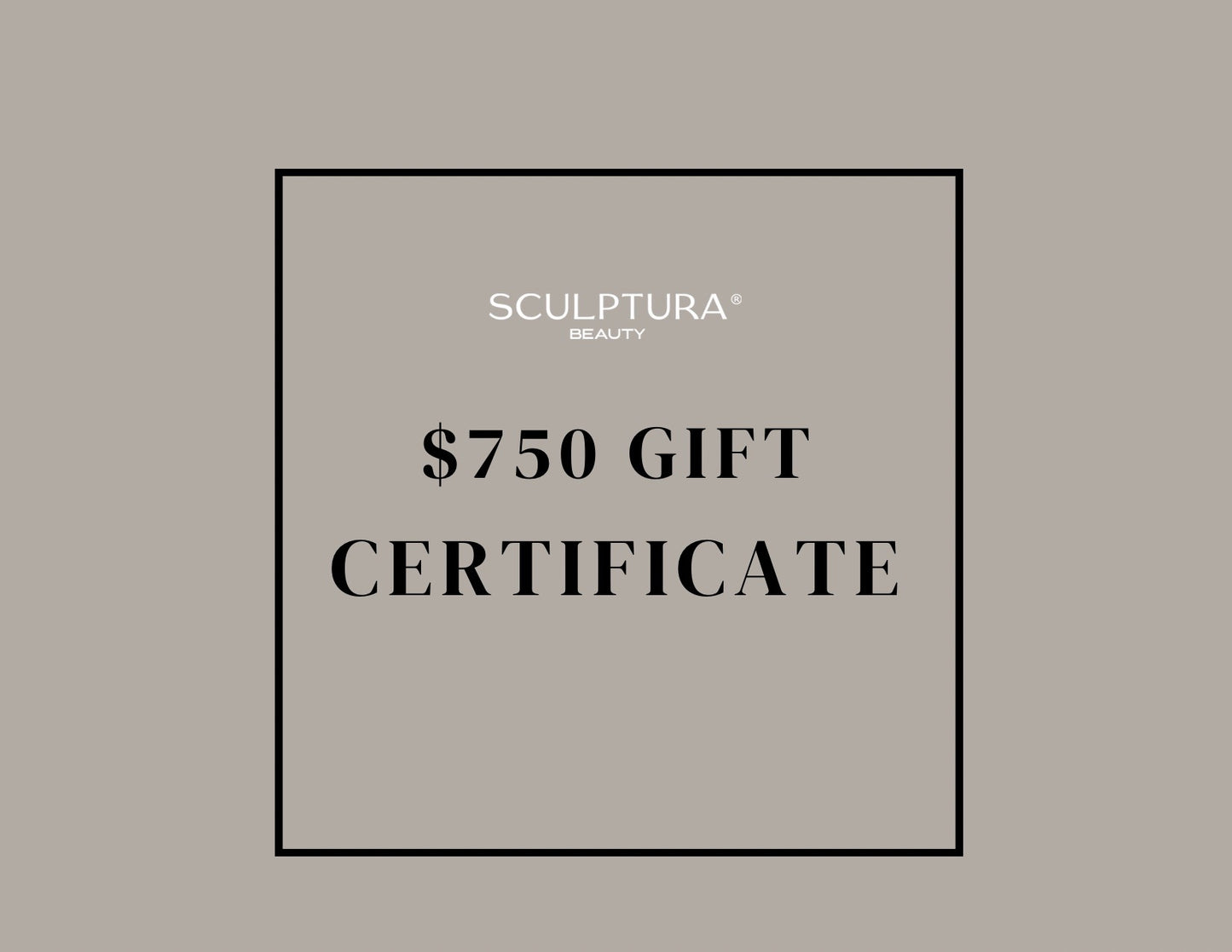 Sculptura Beauty Gift Card