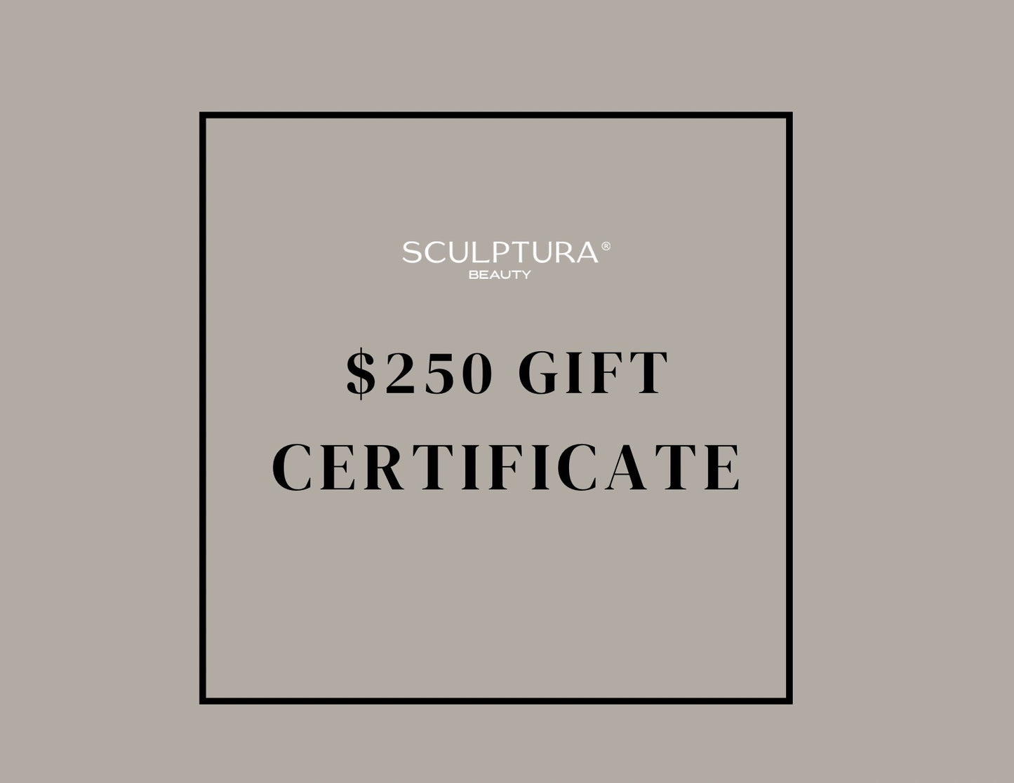 Sculptura Beauty Gift Card